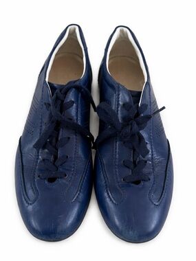 Hogan Olympia Leather Sneakers Blue Womens 8 Luxury Designer Trainers